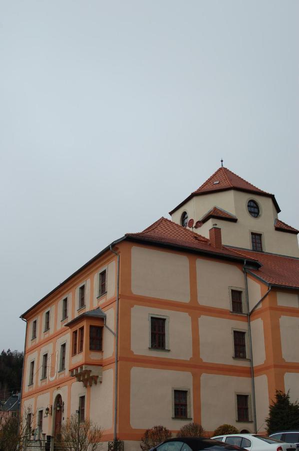 Hotel Garni Schloss Schoenberg Bad Brambach Dış mekan fotoğraf
