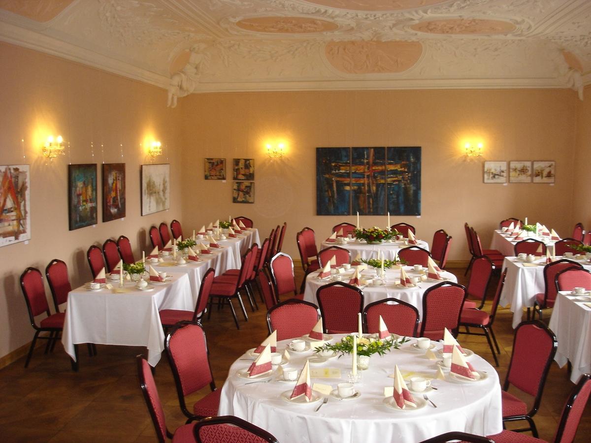 Hotel Garni Schloss Schoenberg Bad Brambach Dış mekan fotoğraf